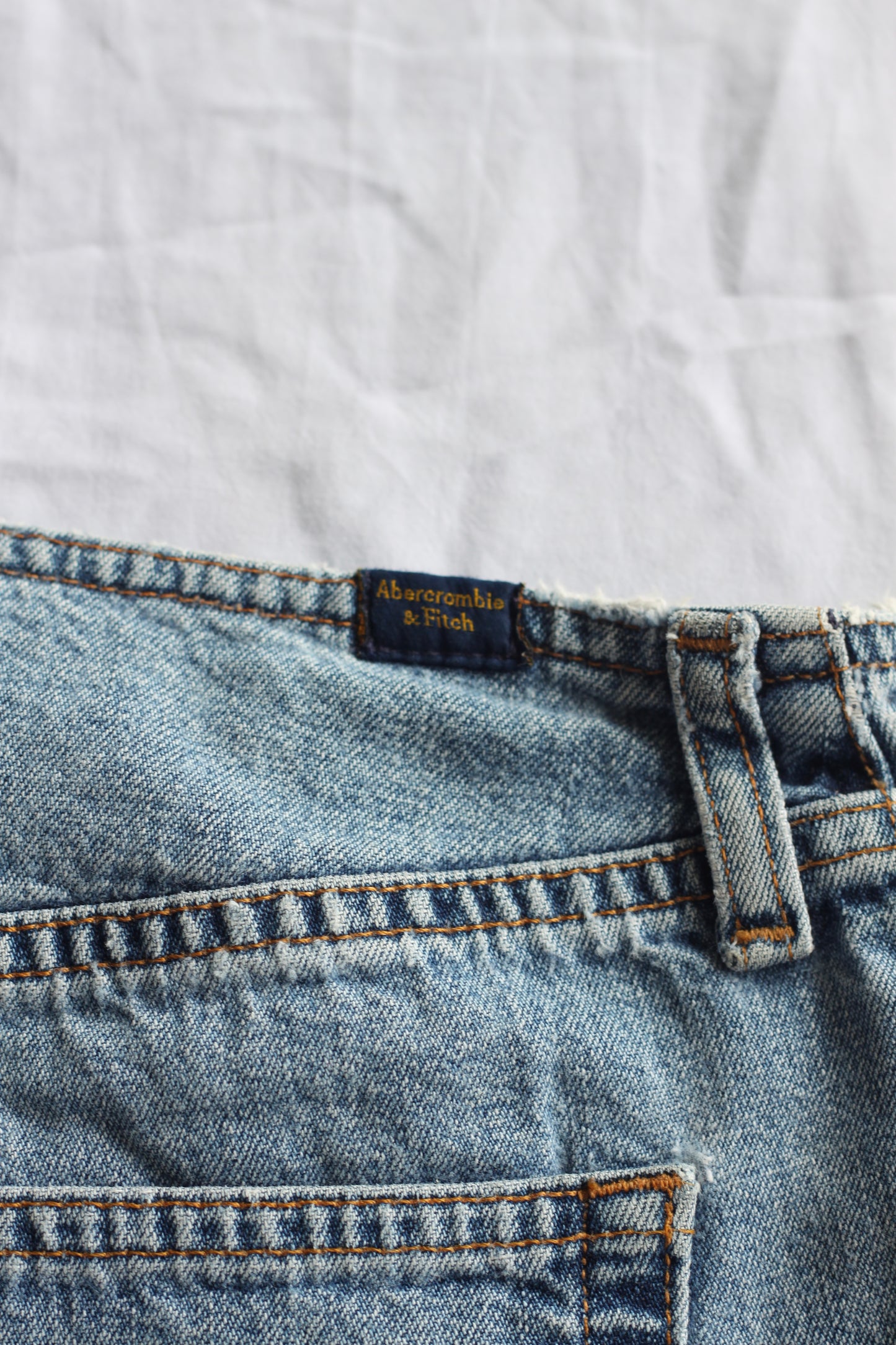 Vintage Washed Abercrombie Mini Jean Shorts