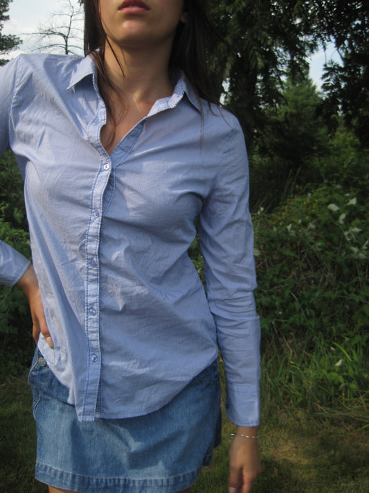 Stepping On Buisness Button Up