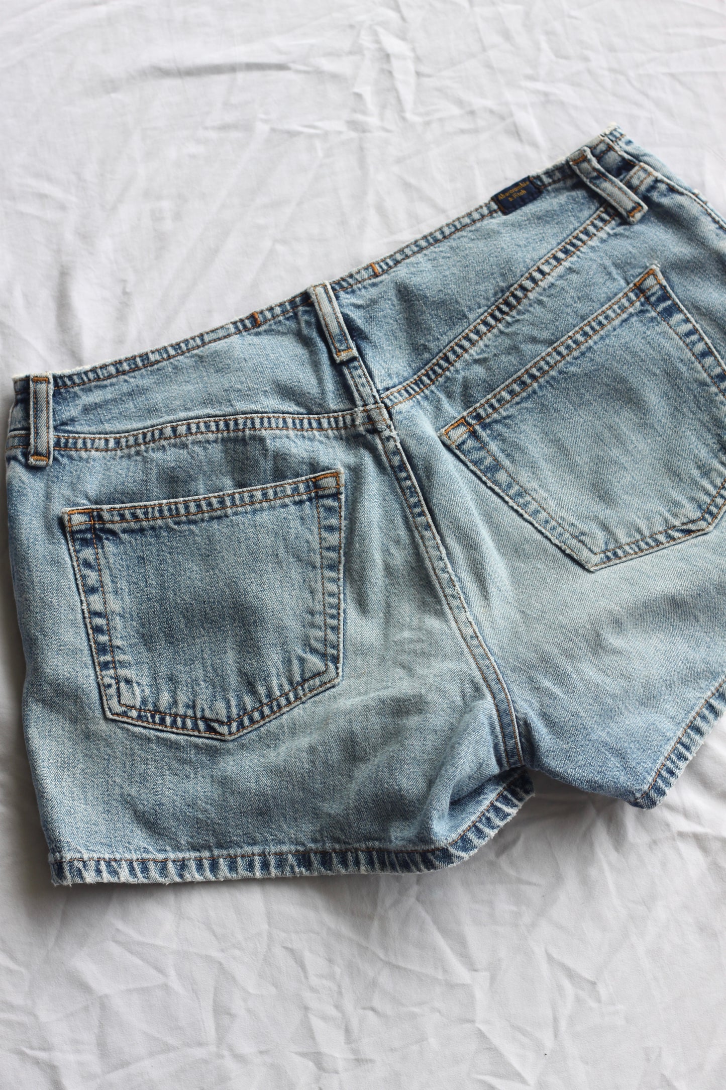 Vintage Washed Abercrombie Mini Jean Shorts