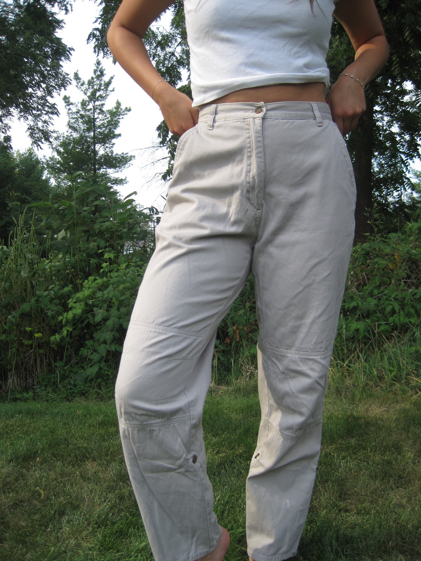 Perfect Tan High Waisted Cargo Pants