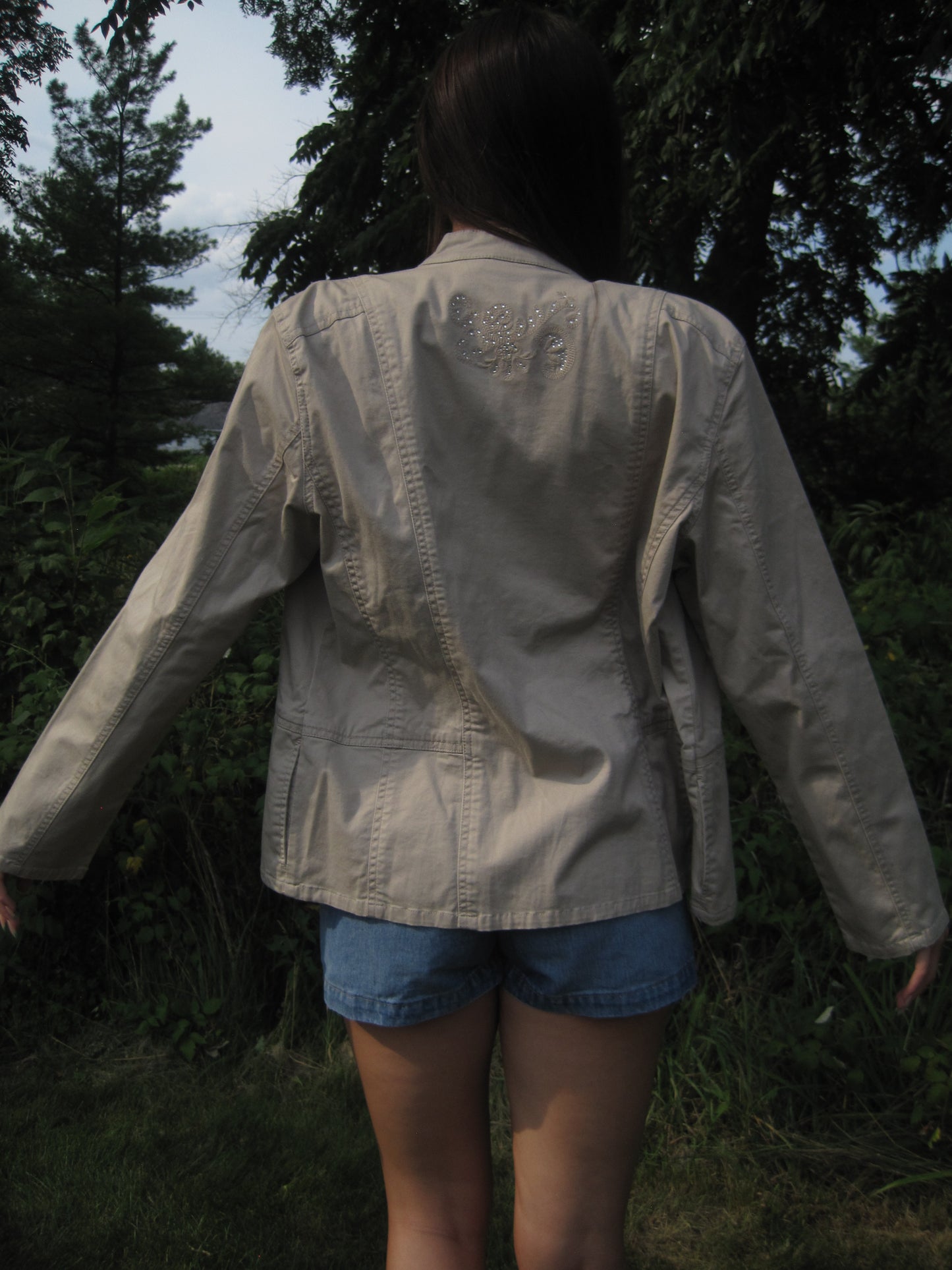 Brand New Chicos Rinestone Jacket