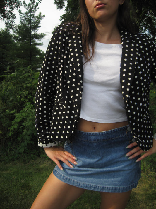 Fun Polka Dot Blazer