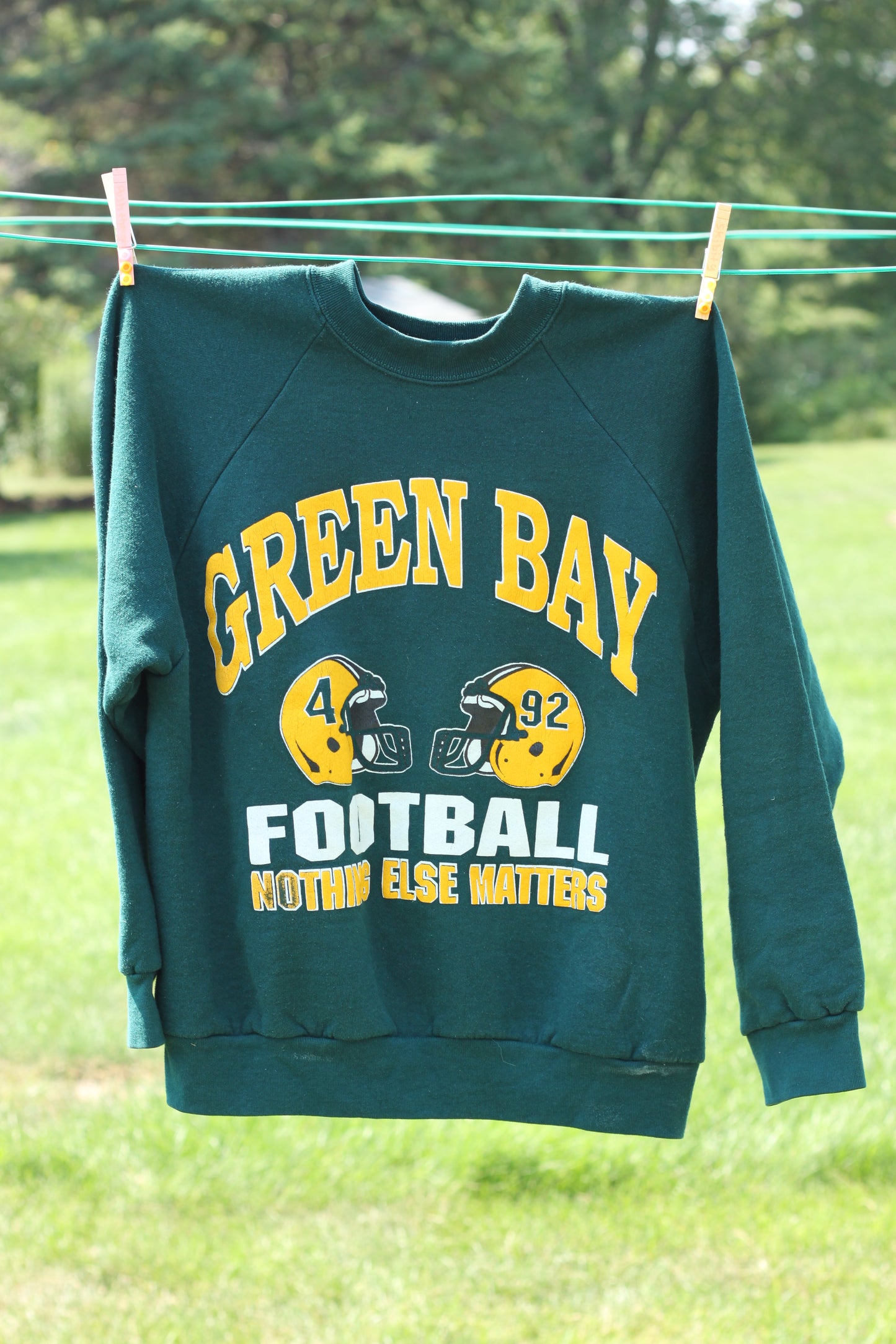 Vintage Royal Green Packers Crewneck