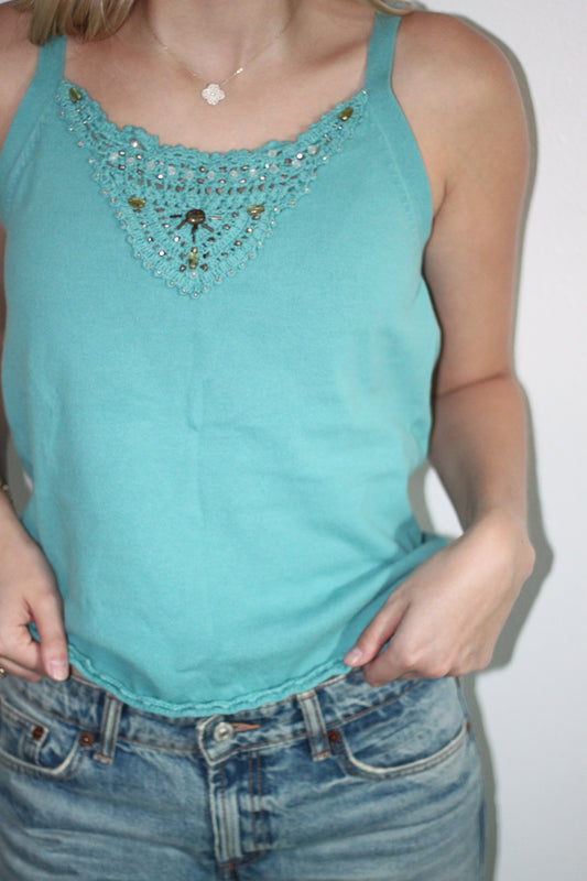 Vintage Beaded Tank