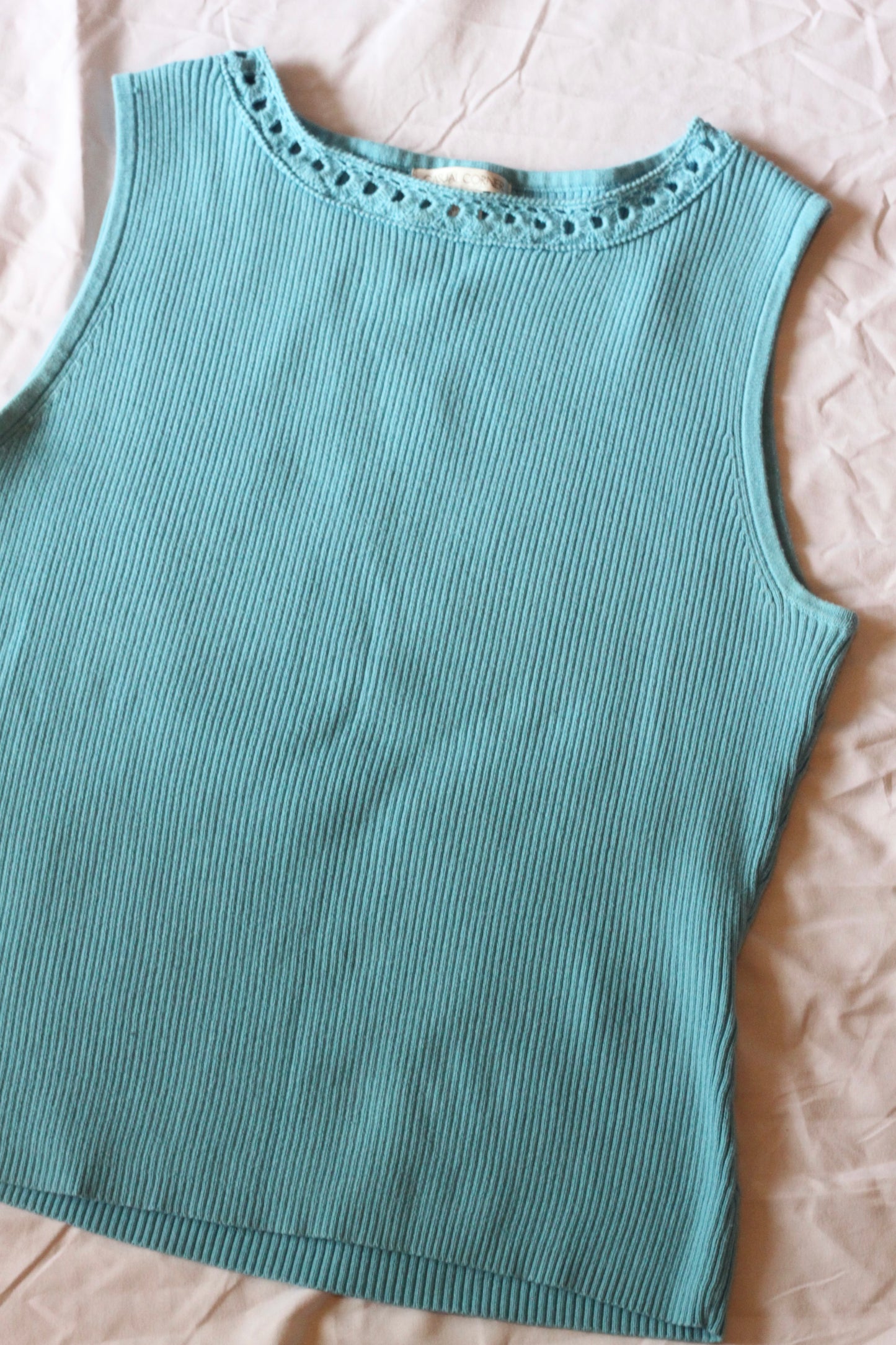 Blue Vintage Tank Top