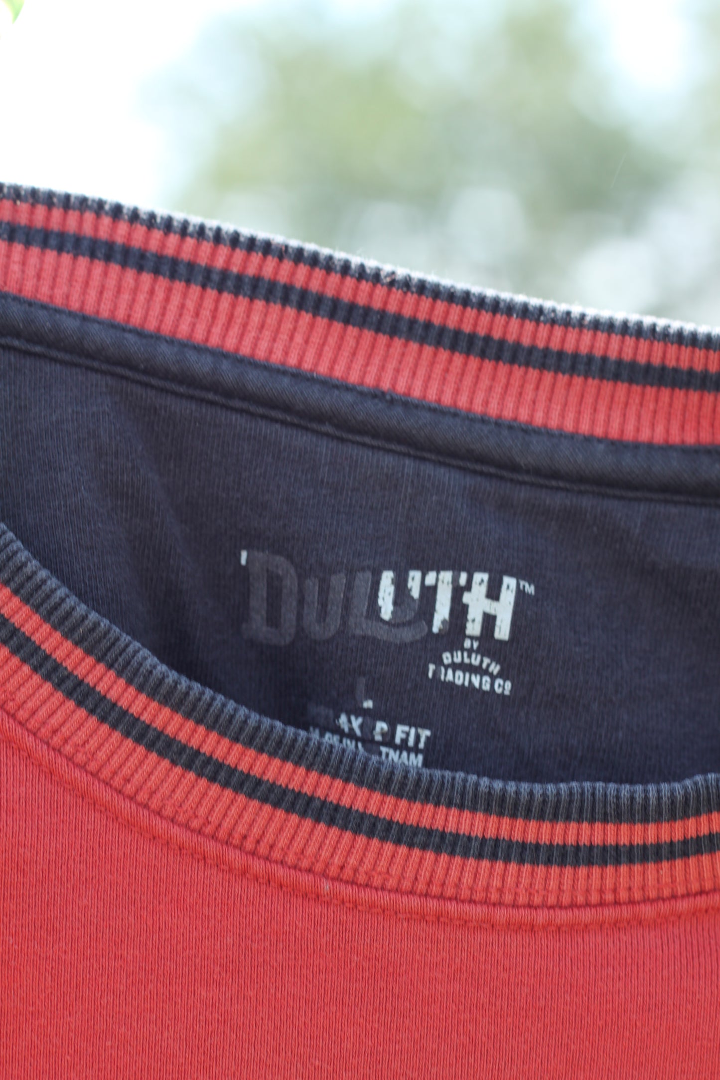 Rustic Red Oversize Crewneck
