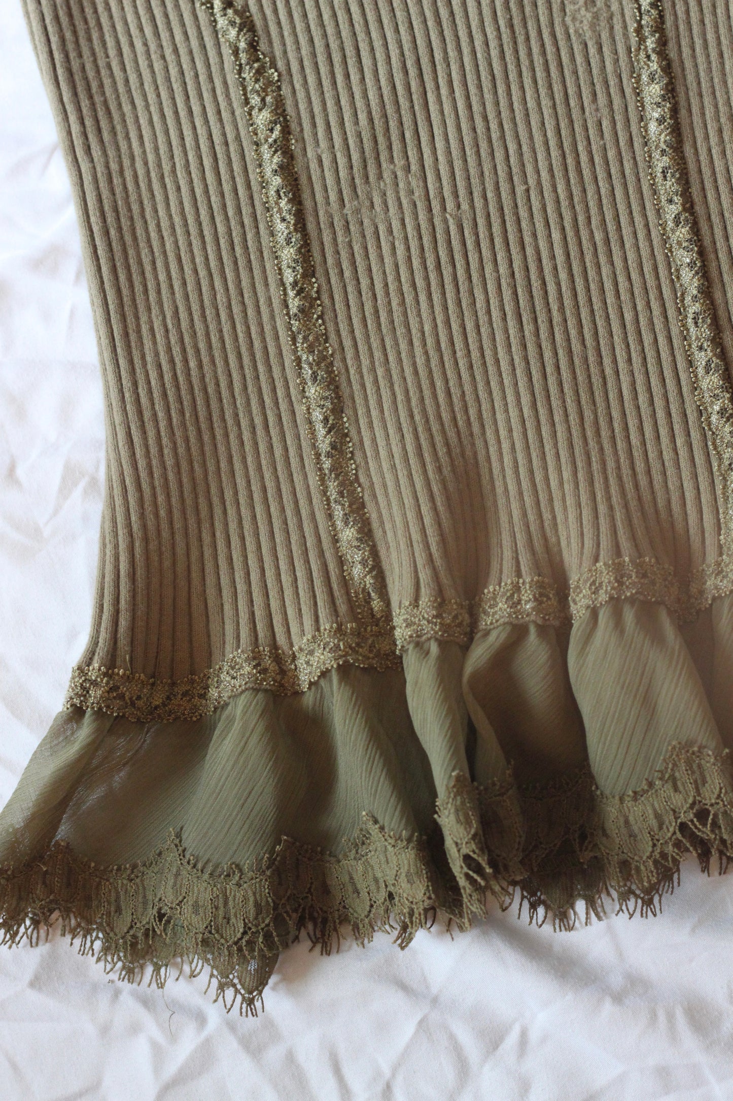 Army Green Lace Cami