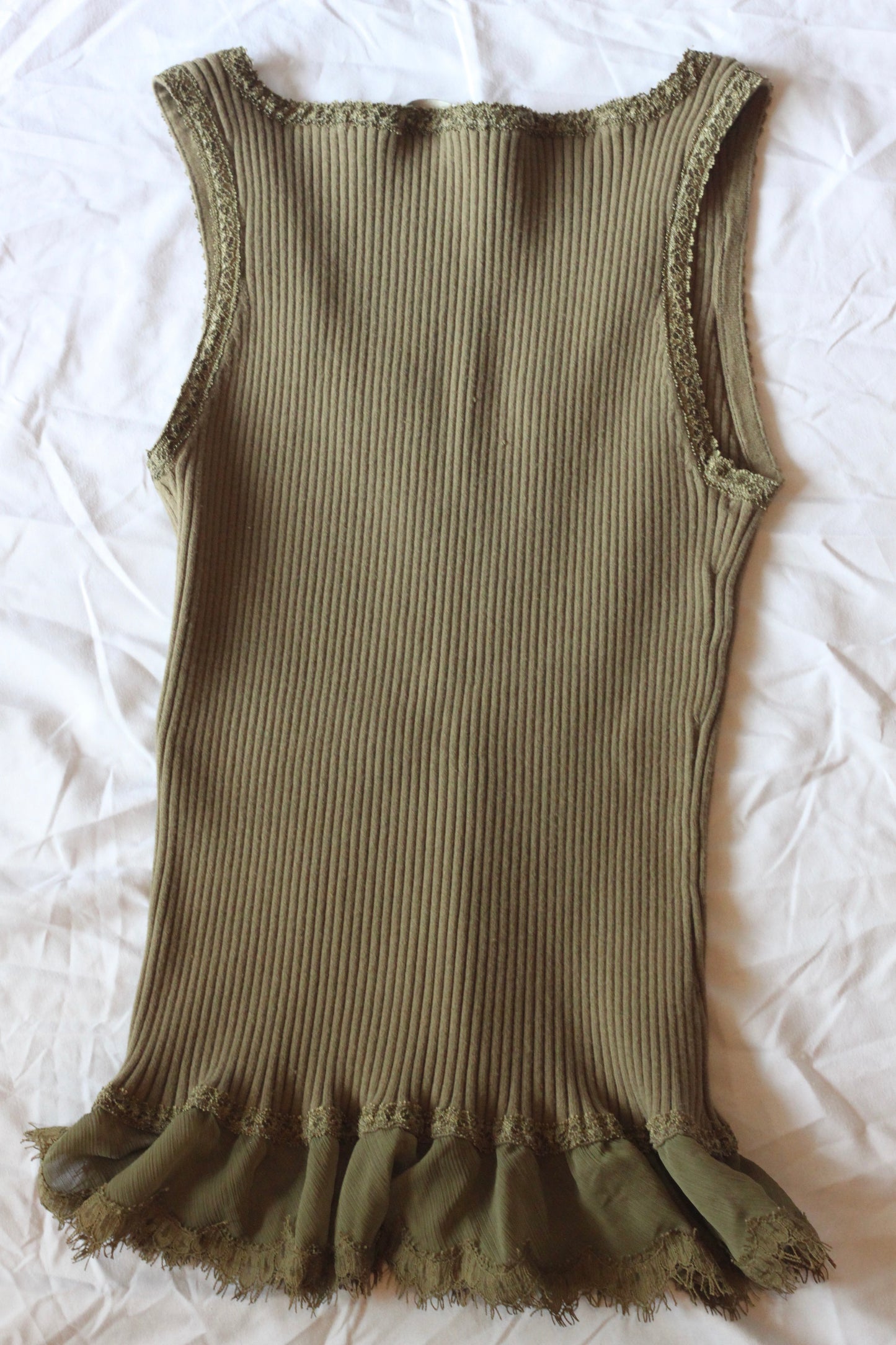 Army Green Lace Cami