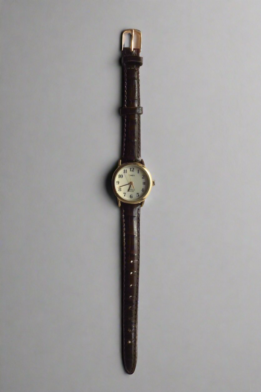 Brown Genuine Leather Watch