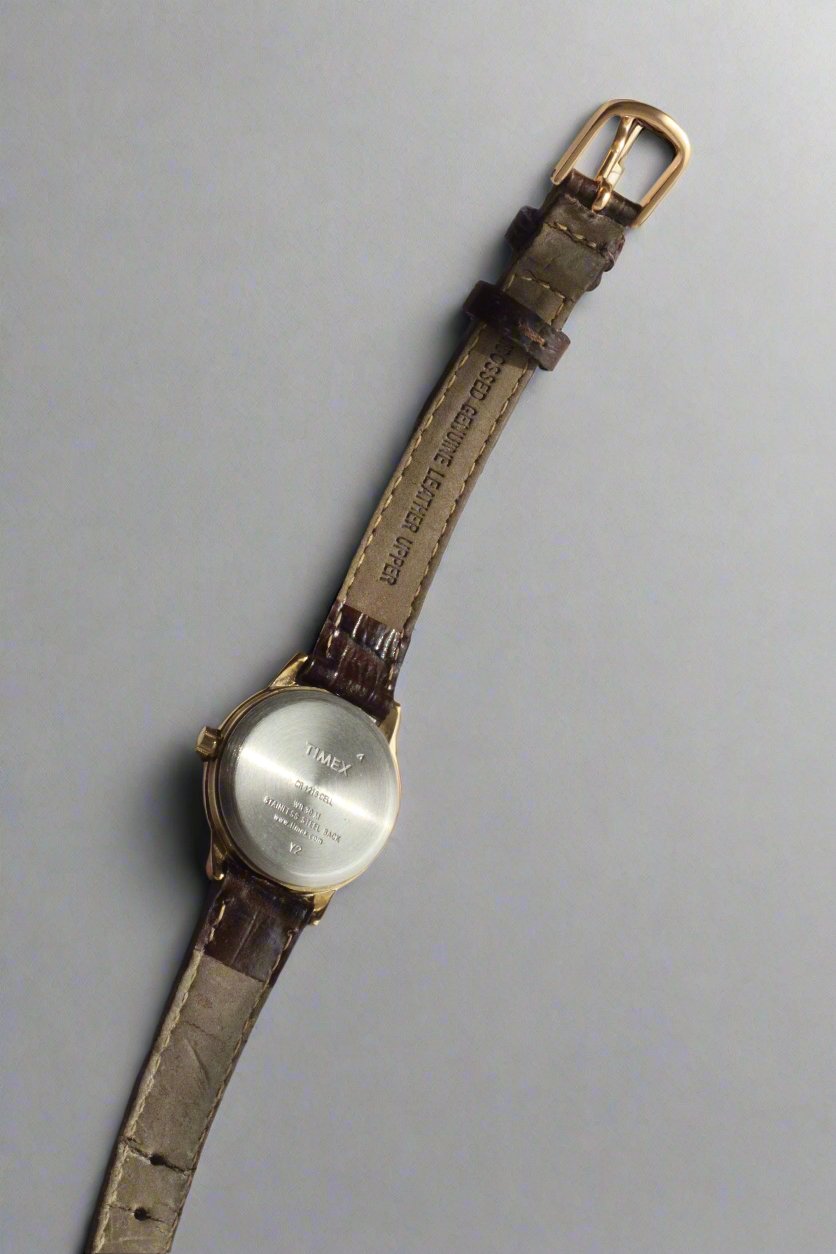 Brown Genuine Leather Watch