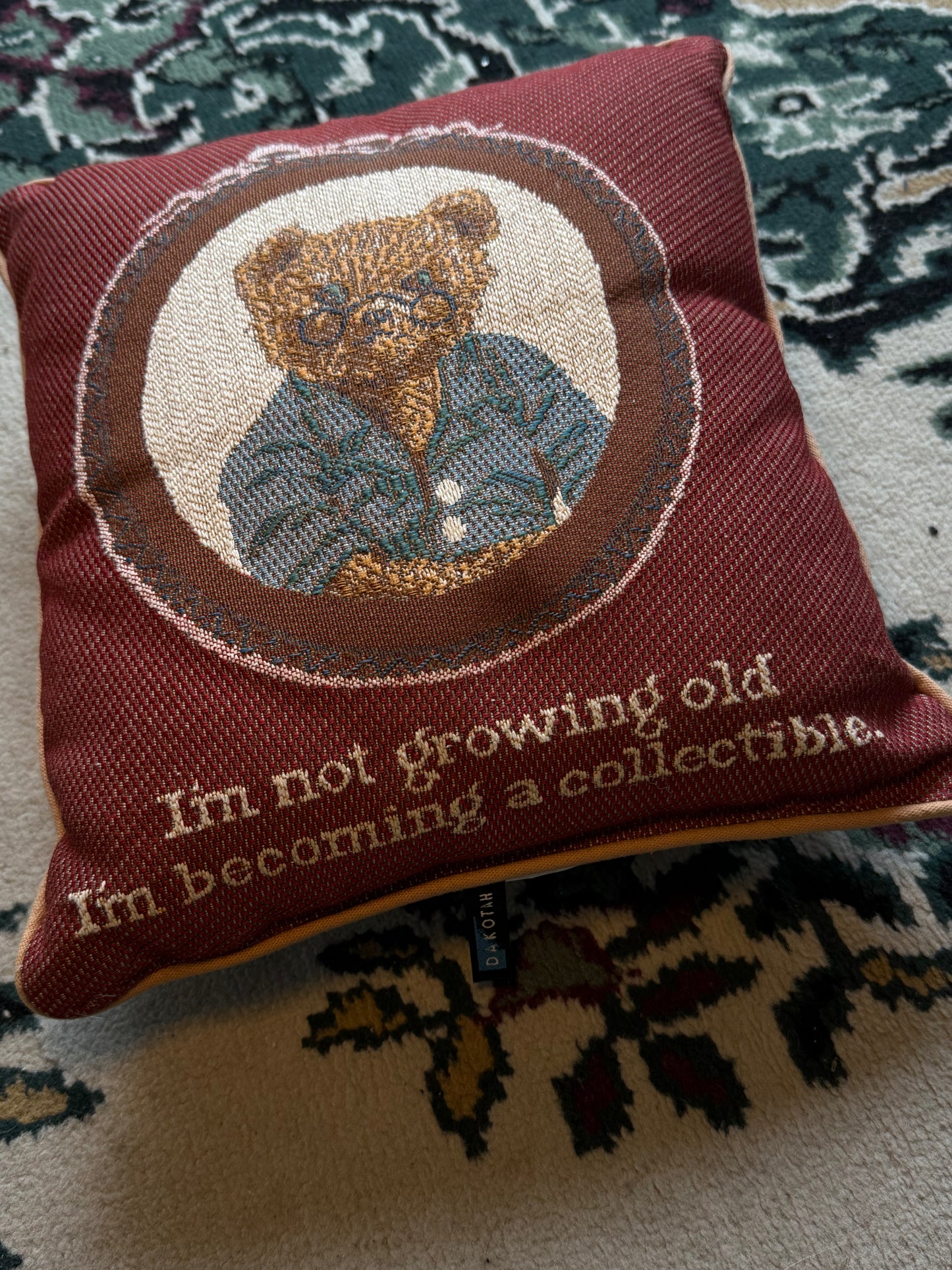 Vintage Mini Throw Pillow