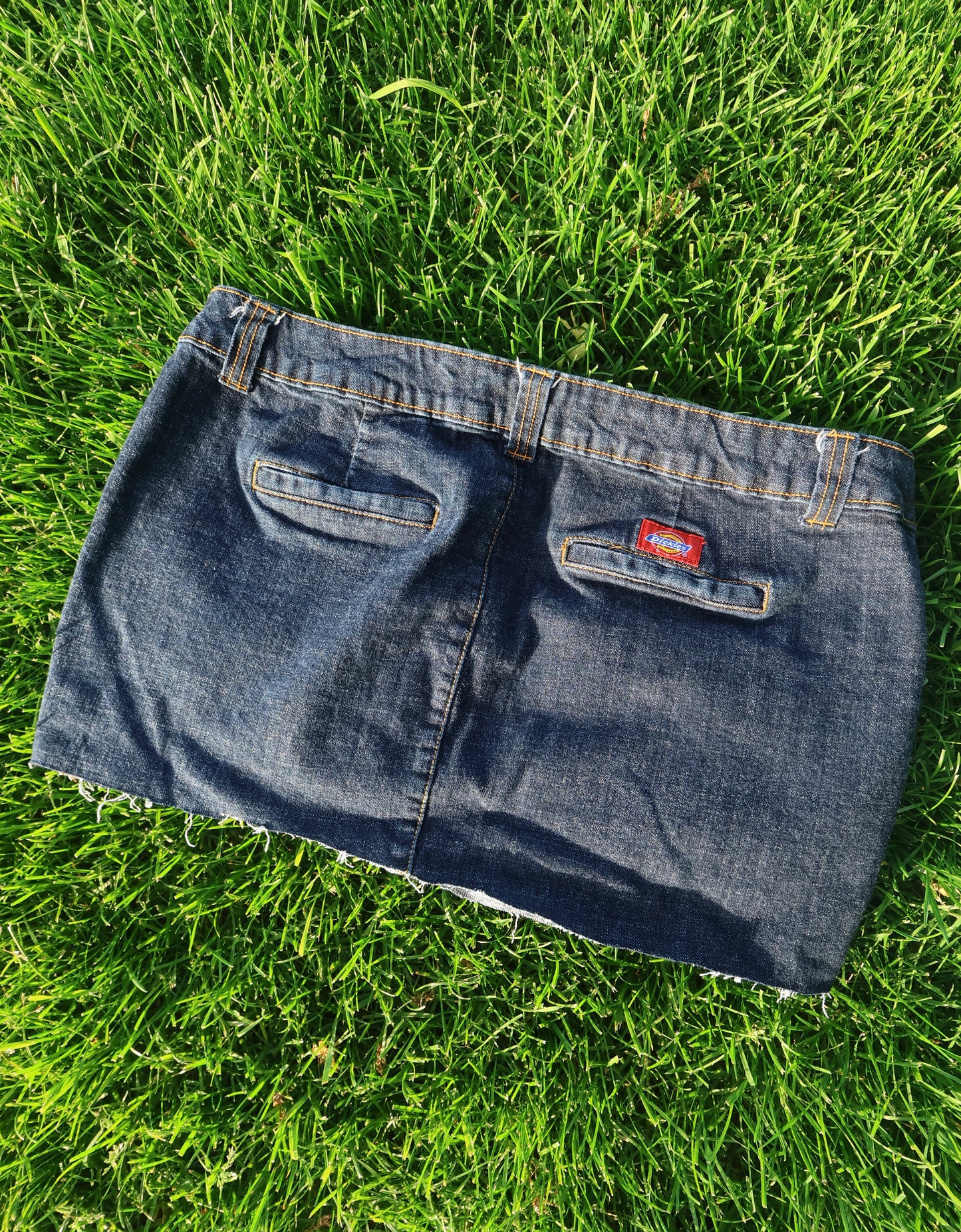 Dickies Dark Denim Mini Skirt