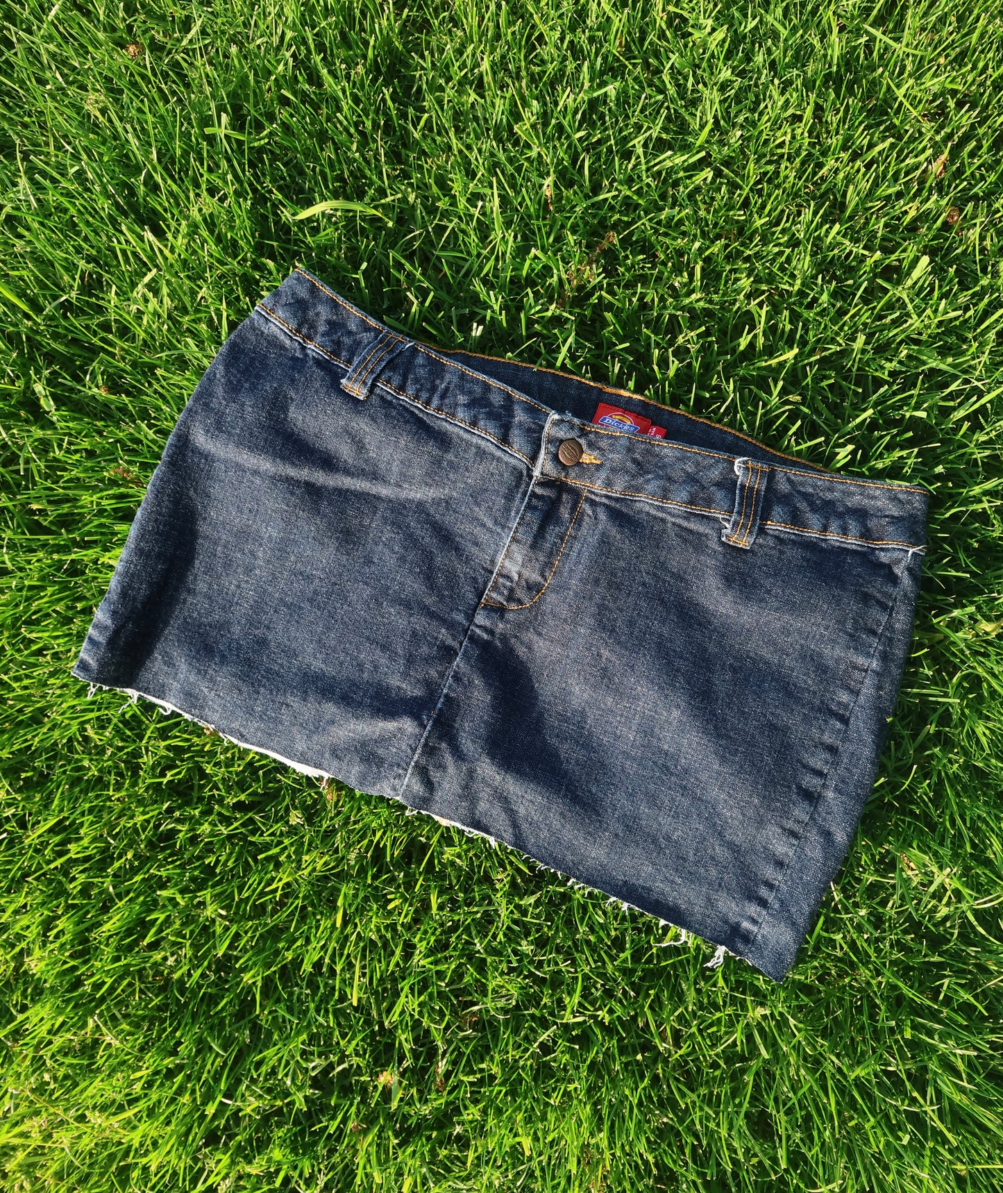 Dickies Dark Denim Mini Skirt