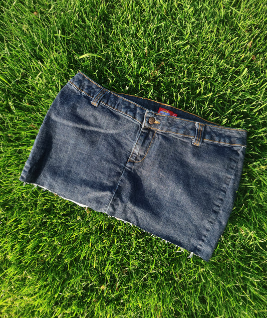 Dickies Dark Denim Mini Skirt