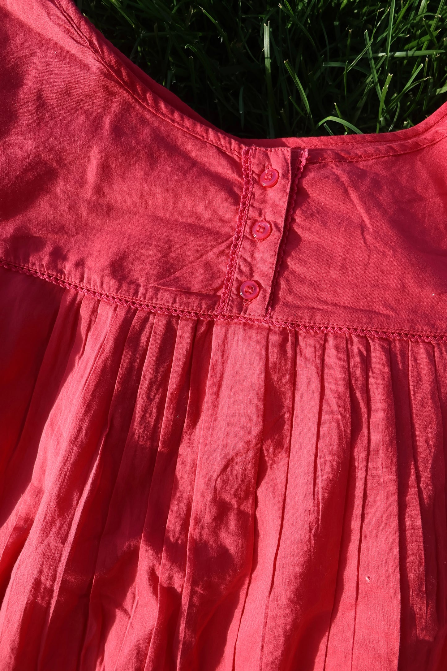 Pink Puff Sleeve Blouse