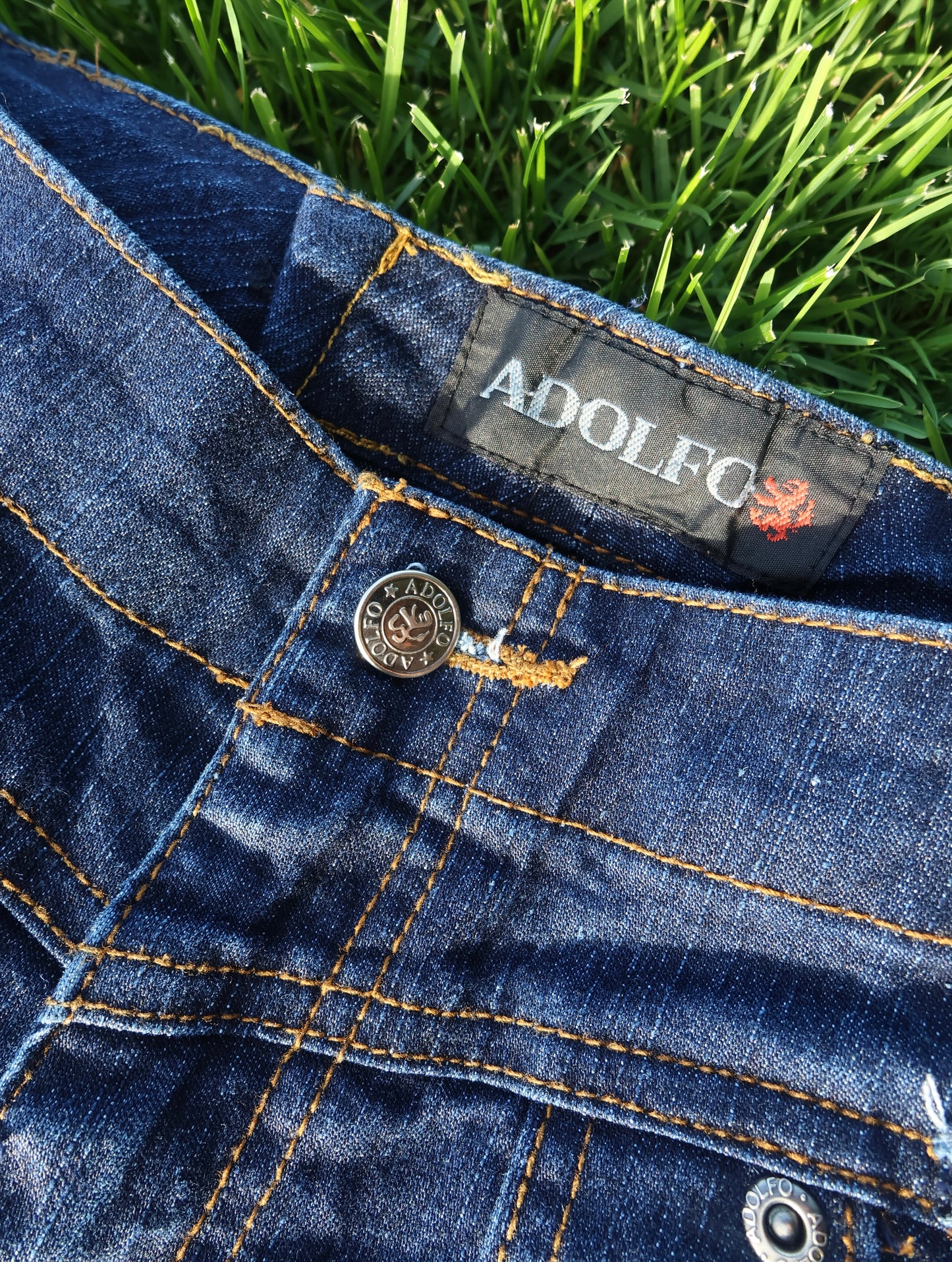Gorgeously Stitched Low Waisted Jeans