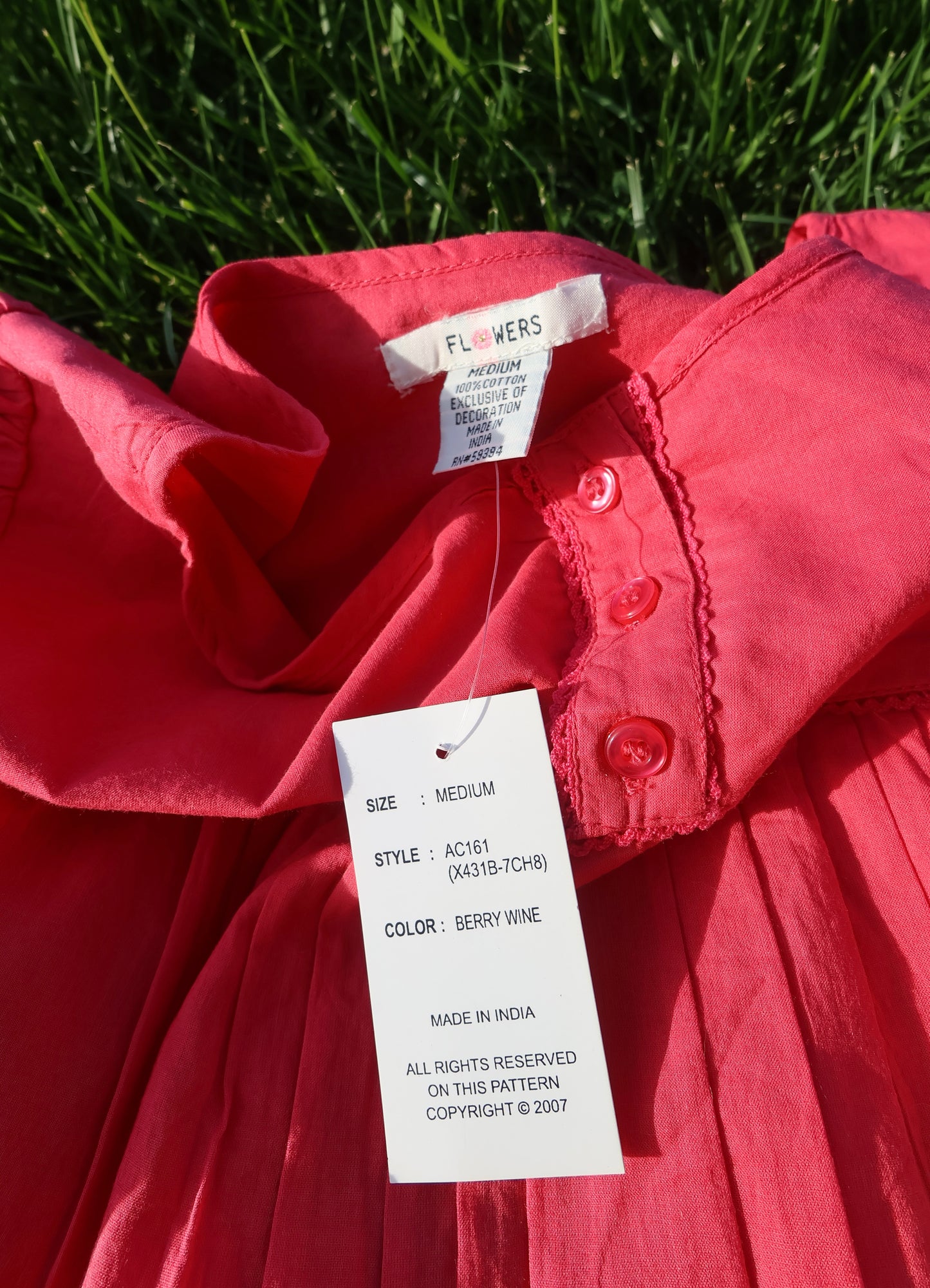 Pink Puff Sleeve Blouse