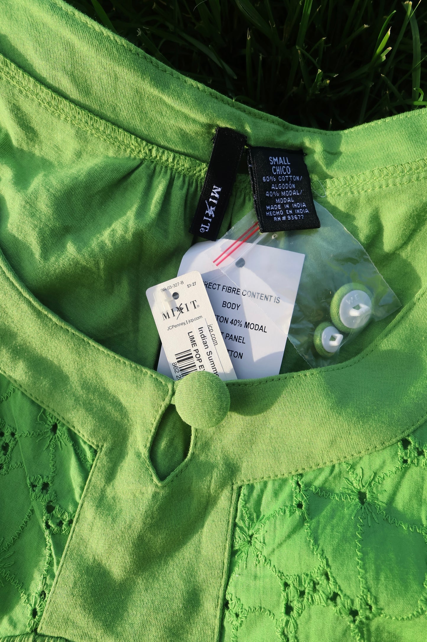 Apple Green Summer Blouse