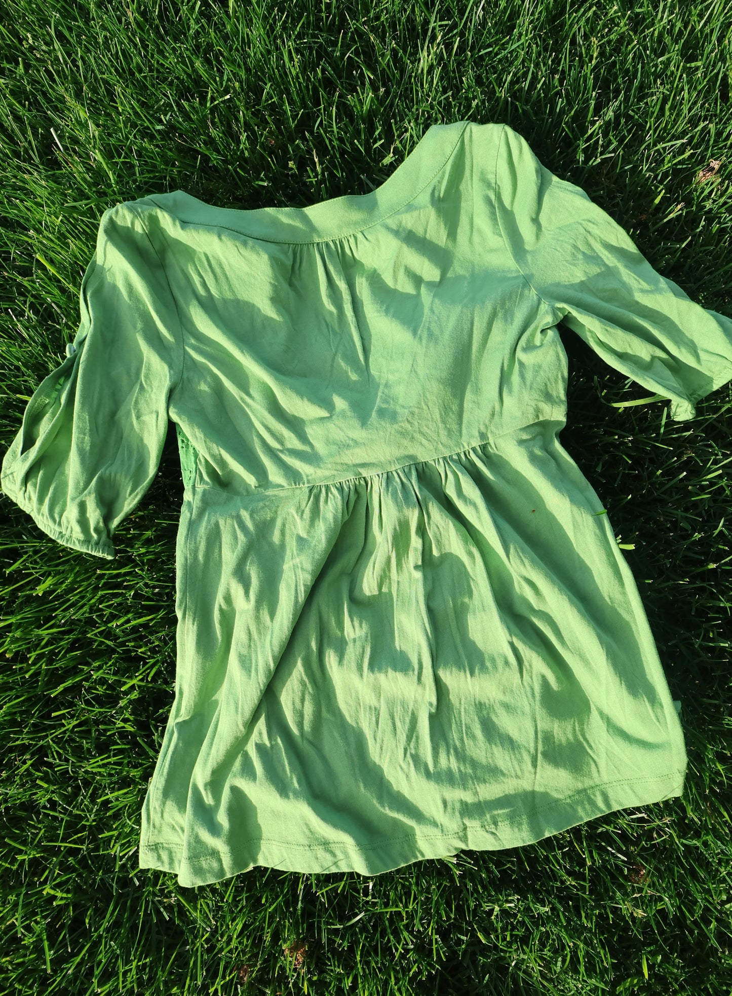 Apple Green Summer Blouse