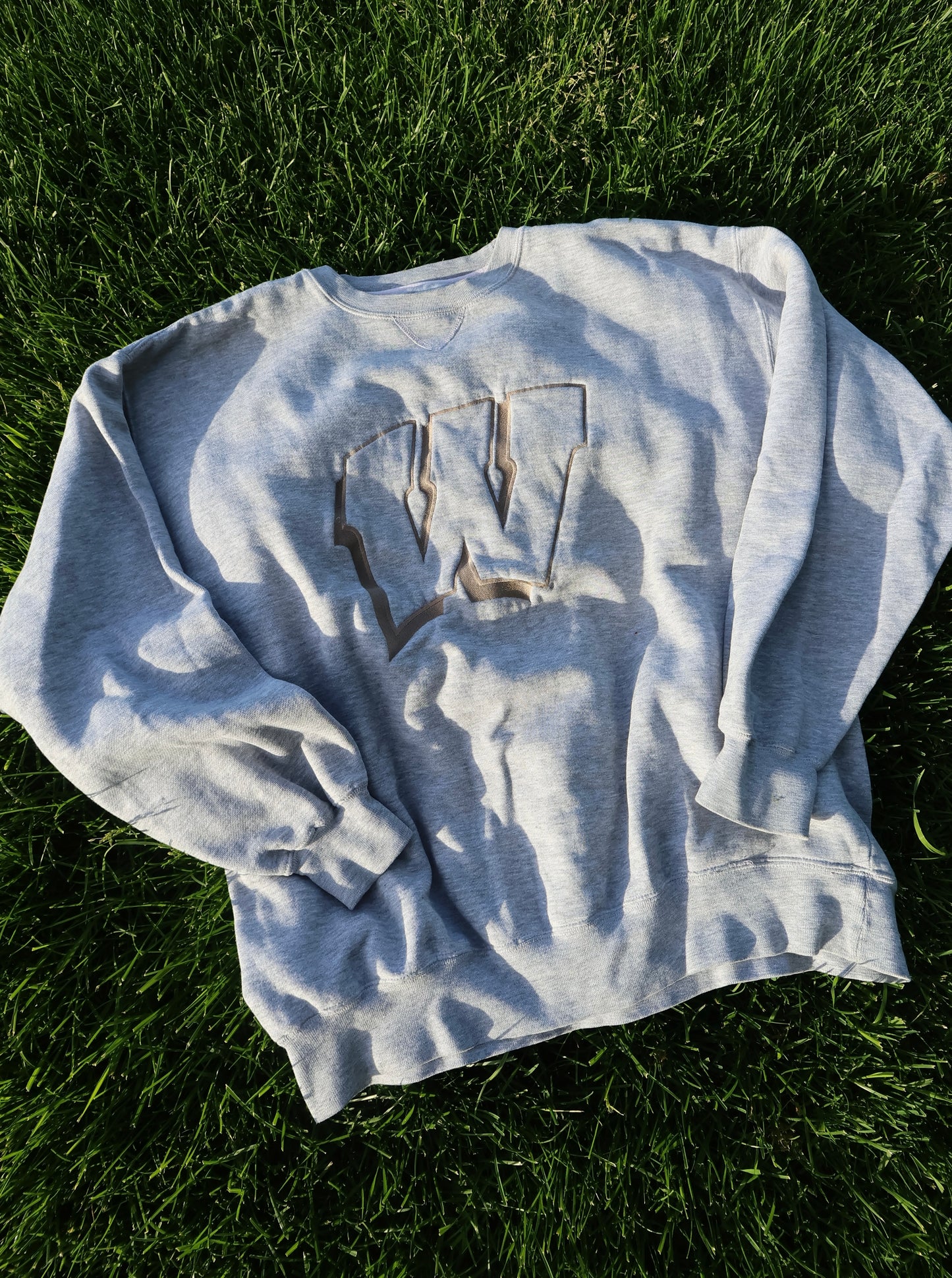 Neutral Wisconsin Cotton Crew Neck